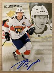 Anton Lundell [Autograph] #4 Hockey Cards 2022 SPx Prices