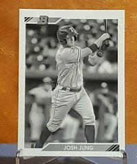 Josh Jung [Black & White] #BHP-113 Baseball Cards 2020 Bowman Heritage Prospects Prices