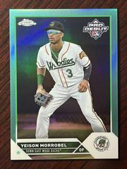 Yeison Morrobel [Aqua] Baseball Cards 2023 Topps Pro Debut Chrome Prices