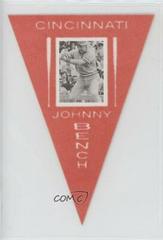 Johnny Bench [Red] Baseball Cards 2013 Panini Cooperstown Pennants Prices