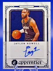 Jaylen Nowell [Blue] #APR-JNO Basketball Cards 2020 Panini Chronicles Apprentice Signatures Prices