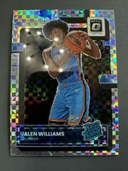 Jalen Williams [Checkerboard] #235 Basketball Cards 2022 Panini Donruss Optic Prices