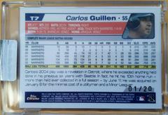 Carlos Guillen Baseball Cards 2004 Topps Chrome Traded Prices