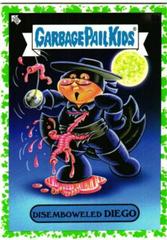 Disemboweled Diego [Green] #9b Garbage Pail Kids Book Worms Prices