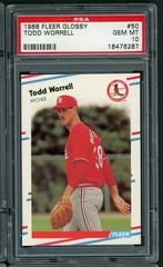 Todd Worrell #50 Baseball Cards 1988 Fleer Glossy Prices