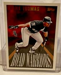 Frank Thomas #RW16 Baseball Cards 1996 Topps Road Warriors Prices