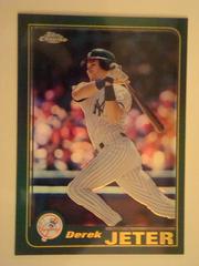 Derek Jeter [Retrofractor] #77 Baseball Cards 2001 Topps Chrome Prices