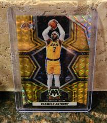 Carmelo Anthony [Gold] #2 Basketball Cards 2021 Panini Mosaic Prices