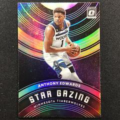 Anthony Edwards [Holo] #14 Basketball Cards 2022 Panini Donruss Optic Star Gazing Prices