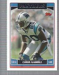 Chris Gamble Football Cards 2006 Topps Prices