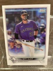 Kris Bryant Baseball Cards 2022 Topps 3D Prices