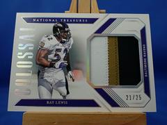 Ray Lewis Football Cards 2018 National Treasures Colossal Materials Prices