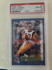 Kurt Warner [Collection] #1 Football Cards 2000 Topps Prices