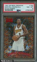 Donyell Marshall [Star Rubies] #183 Basketball Cards 1997 Skybox Premium Prices