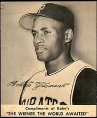 Roberto Clemente Baseball Cards 1959 Kahn's Wieners Prices