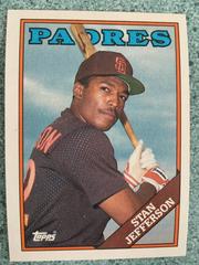 Stan Jefferson Baseball Cards 1988 Topps Prices