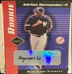 Adrian Hernandez [Autograph] #314 Baseball Cards 2001 Leaf Limited Prices