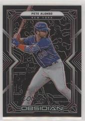 Pete Alonso [Red] #26 Baseball Cards 2022 Panini Chronicles Obsidian Prices