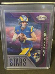 Matthew Stafford [Purple] Football Cards 2022 Panini Certified Stars Prices