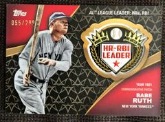 Babe Ruth [Black] Baseball Cards 2023 Topps Crowning Achievements Commemorative Patch Prices