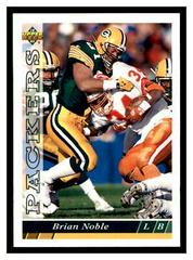Brian Noble #330 Football Cards 1993 Upper Deck Prices