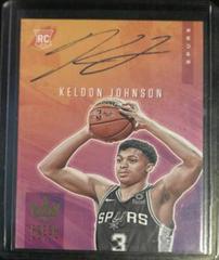 Keldon Johnson #FP-KJO Basketball Cards 2019 Panini Court Kings Fresh Paint Autographs Prices