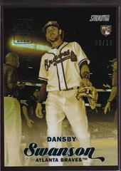 Dansby Swanson [Gold Minted] #SCC-50 Baseball Cards 2017 Stadium Club Chrome Prices