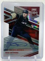 Reid Detmers [Prime Numbers B Die Cut] Baseball Cards 2020 Panini Elite Extra Edition Prices
