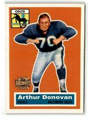 Arthur Donovan #3 Football Cards 2001 Topps Archives Prices