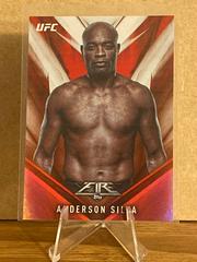 Anderson Silva [Red] Ufc Cards 2017 Topps UFC Fire Prices