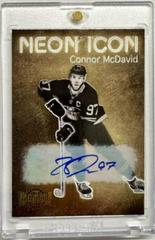 Connor McDavid [Autograph] Hockey Cards 2021 Skybox Metal Universe Neon Icon Prices