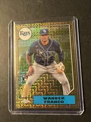 Wander Franco [Gold] #T87C-1 Baseball Cards 2022 Topps Update 1987 Chrome Prices