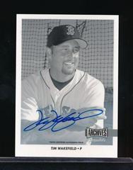 Tim Wakefield [Black & White Autograph] #AS-TW Baseball Cards 2017 Topps Archives Snapshots Prices