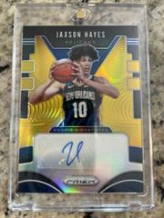 Jaxson Hayes [Gold Prizm] #JXH Basketball Cards 2019 Panini Prizm Rookie Signatures Prices