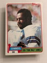 Ed 'Too Tall' Jones Football Cards 1981 Topps Prices