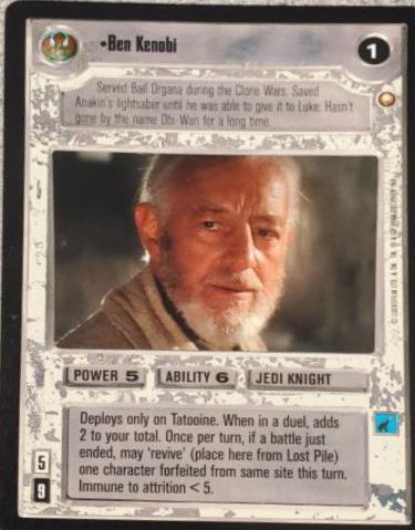 Ben Kenobi [Limited] Star Wars CCG Special Edition