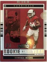 Rondale Moore #ROY-RMO Football Cards 2021 Panini Contenders Rookie of the Year Prices