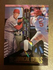 Albert Pujols, Stan Musial #HD-SA Baseball Cards 2022 Panini Absolute Historical Duals Prices