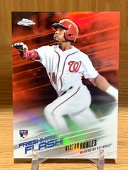 Victor Robles [Red Refractor] #FF-11 Baseball Cards 2018 Topps Chrome Freshman Flash Prices