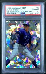Blake Snell [Atomic Refractor] #96BB-BS Baseball Cards 2016 Bowman's Best 1996 Prices