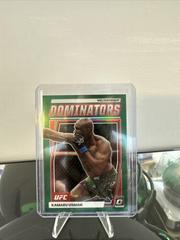 Kamaru Usman [Green] #19 Ufc Cards 2023 Panini Donruss Optic UFC Dominators Prices