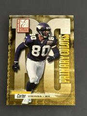 Cris Carter [Yellow] Football Cards 2001 Panini Donruss Elite Primary Colors Prices