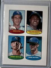Amos Otis, John Mayberry, Bobby Witt Jr. , Drew Waters Baseball Cards 2023 Topps Heritage 1974 Stamps Prices