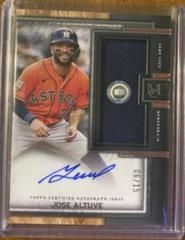 Jose Altuve #ARA-JA Baseball Cards 2023 Topps Museum Collection MLB Authenticated Relic Autographs Prices
