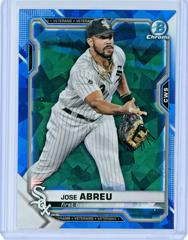 Jose Abreu #4 Baseball Cards 2021 Bowman Chrome Sapphire Prices