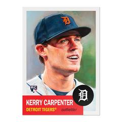 Kerry Carpenter #686 Baseball Cards 2023 Topps Living Prices