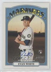 Evan White Real One Autographs Baseball Cards 2021 Topps Heritage Real One Autographs Prices