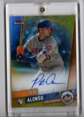 Pete Alonso [Gold Refractor] #FA-PA Baseball Cards 2019 Topps Finest Autographs Prices