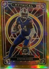 Stefon Diggs [Gold] #M-16 Football Cards 2022 Panini Donruss Optic Mythical Prices