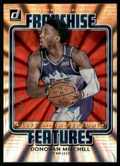 Donovan Mitchell [Red Laser] Basketball Cards 2020 Donruss Franchise Features Prices
